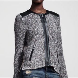 Rag & Bone Lory Tweed Zip Jacket